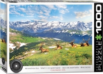 EUROGRAPHICS 6000-5705 MOUNTAIN ELKS PUZZLE 1000 PIEZAS