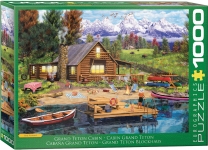 EUROGRAPHICS 6000-5726 GRAND TETON CABIN 1000 PUZZLE 1000 PIEZAS