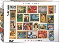 EUROGRAPHICS 6000-5766 MASTERPIECE COLLAGE 1000 PC PUZZLE 1000 PIEZAS