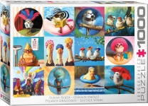 EUROGRAPHICS 6000-5771 FUNNY BIRDS PUZZLE 1000 PIEZAS