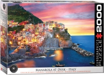 EUROGRAPHICS 8220-5635 MANAROLA AT DUSK, ITALY PUZZLE 2000 PIEZAS