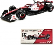 BURAGO 38068 1:43 RACE ALFA ROMEO F1 TEAM ORLEN C42 ( 2022 ) W DRIVER BOTTAS 77 FORMULA 1