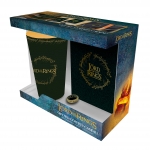 ABYSSE ABYPCK264 LORD OF THE RINGS PCK XXL GLASS + PIN + POCKET NOTEBOOK THE RING