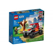 LEGO 60393 CITY CAMION DE RESCATE 4X4 DE BOMBEROS