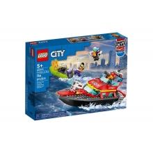 LEGO 60373 CITY LANCHA DE RESCATE DE BOMBERO