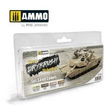 AMMO MIG JIMENEZ AMIG7304 DRYBRUSH SET COLORES ARENA