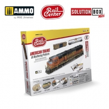 AMMO MIG JIMENEZ AMMOR1201 AMMO RAIL CENTER TRENES AMERICANOS TODOS LOS PRODUCTOS DE ENVEJECIDO