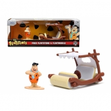 JADA 25325 1:32 THE FLINTSTONES VEHICLE, WHITE RED