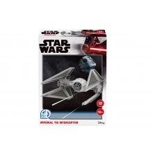 REVELL 00319 4D PUZZLE STAR WARS IMPERIAL TIE INTERCEPTOR, CARDBOARD MODEL KIT