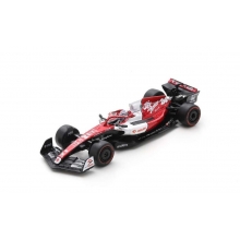 SPARK Y261 1:64 2022 ALFA ROMEO F1 TEAM ORLEN C42 24 ALFA ROMEO F1 TEAM ORLEN ZHOU GUANYU, RED WHITE FORMULA 1