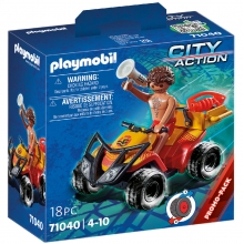 PLAYMOBIL PM71040 CUATRICICLO DE PATRULLA DE PLAYA