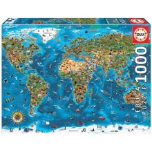 EDUCA 19022 PUZZLE 1000 PIEZAS 68X48CM MARAVILLAS DEL MUNDO