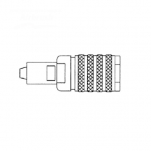 HARDER & STEENBECK 102064 QUICK COUPLING ND 7.2MMSCREW SOCKET FOR HOSE 6X13MM