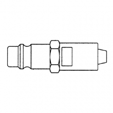 HARDER & STEENBECK 102154 PLUG IN NIPPLE ND 7.2MMSCREW SOCKET FOR HOSE 9X16MM