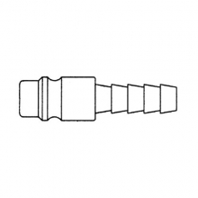 HARDER & STEENBECK 102184 PLUG IN NIPPLE ND 7.2MMHOSE NIPPLE FOR HOSE 6MM