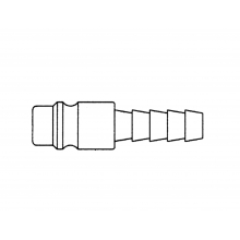 HARDER & STEENBECK 102194 PLUG IN NIPPLE ND 7.2MMHOSE NIPPLE FOR HOSE 9MM