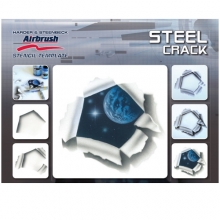 HARDER & STEENBECK 410125 STENCIL STEP BY STEP STEEL CRACK