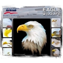 HARDER & STEENBECK 410129 STENCIL EAGLE WILDLIFE SET 3