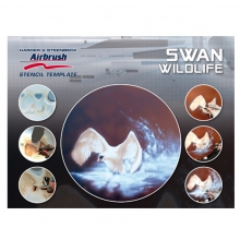 HARDER & STEENBECK 410132 STENCIL SWAN WILDLIFE SET 2