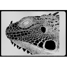 HARDER & STEENBECK 410134 STENCIL IGUANA WILDLIFE