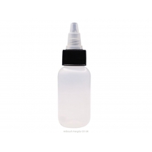 HARDER & STEENBECK 266081 PLASTIC BOTTLE 30ML WITH LID AND SHAKES SOLVENT