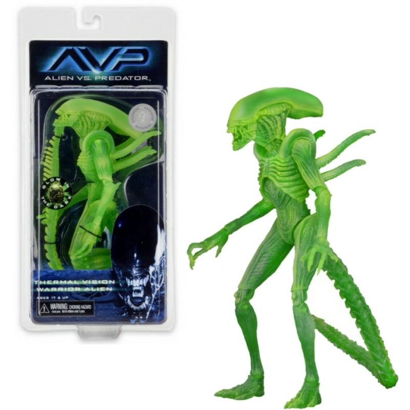 Mirax Hobbies - NECA 51623 THERMAL VISION WARRIOR ALIEN AVP 7 PULGADAS