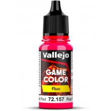 VALLEJO 72157 GAME COLOR 157-18ML FLUORESCENT RED