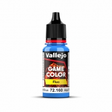 VALLEJO 72160 GAME COLOR 160-18ML FLUORESCENT BLUE