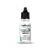 VALLEJO 72653 POLYURETHANE ULTRA MATE VARNISH 653 18ML