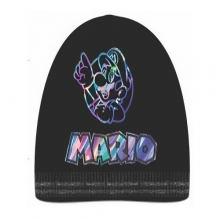 BIOWORLD 31558 SUPER MARIO KNIT HAT W FOIL PATCH