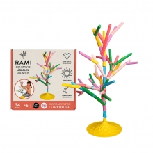 BRAINTOYS RAM-34 RAMI 34 PIEZAS