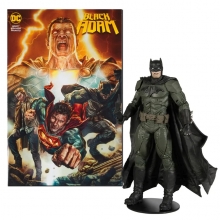 MCFARLANE 15902 DC BATMAN FIGURA 7 PULGADAS Y COMIC BLACK ADAM