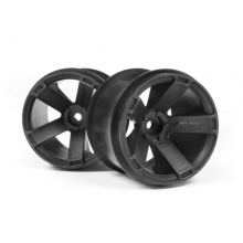 HPI 150163 QUANTUM XT WHEEL ( BLACK 2PCS )