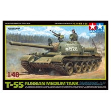 TAMIYA 32598 1:48 RUSSIAN T55 MEDIUM TANK