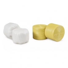 BRUDER 02345 ACCESSORIES 4 ROUND HAY BALES ( 2 PCS SORTED WHITE OCHRE )