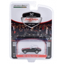 GREENLIGHT 37270A 1:64 1965 SHELBY COBRA 427 ( LOT 3002 ) BLACK WITH RED STRIPE
