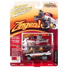 JOHNNY JLSP251A 1:64 1958 PLYMOUTH FURYA? ( ZINGERS ) CHERRY