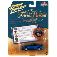JOHNNY JLSP262 1:64 TRIVIAL PURSUIT NISSAN SKYLINE GT - R W / POKER CHIP BLUE
