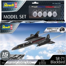 REVELL 63652 MODEL SET LOCKHEED SR 71 BLACKBIRD 1:110