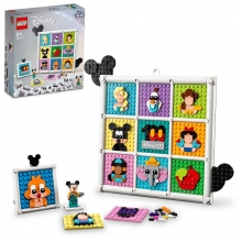 LEGO 43221 DISNEY 100 AOS DE ICONOS DE LA ANIMACION DISNEY