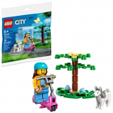 LEGO 30639 CITY PARQUE CANINO Y PATINETA