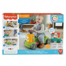 MATTEL HRB84 FISHER PRICE TRACTOR DE APRENDIZAJE 4 EN 1