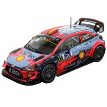 MAGAZINE RALI20 1:43 2019 HYUNDAI I20 COUPE 11 THIERRY NEUVILLE / NICOLAS GILSOUL WRC * TOUR DE CORSE * , LIGHT BLUE / D