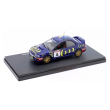 MAGAZINE RALSU1995 1:43 1995 SUBARU IMPREZA 4 MCRAE & RINGER, BLUE / YELLOW