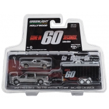 GREENLIGHT 31160A 1:64 2020 FORD F 150 XL WITH STX PACKAGE WITH 1967 CUSTOM FORD MUSTANG * ELEANOR * ( DAMAGED ) I