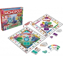 HASBRO F8562 MONOPOLY JUNIOR 2 GAMES IN 1