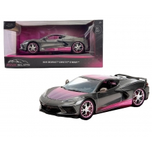 JADA 34848 1:24 PINK SLIPS 2020 CORVETTE STINGRAY W / BASE