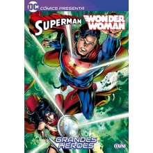 OVNI PRESS DC COMICS PRESENTA SUPERMAN WONDER WOMAN GRANDES HEROES
