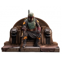 DIAMOND 44182 STAR WARS MANDALORIAN BOBA FETT ON THRONE STATUE