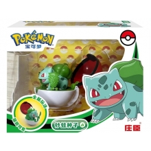 BAIFU ZC8940 POKEMON ACTION FIGURE SPIELZEUG VARIANTE BALL MODELL BULBASAUR